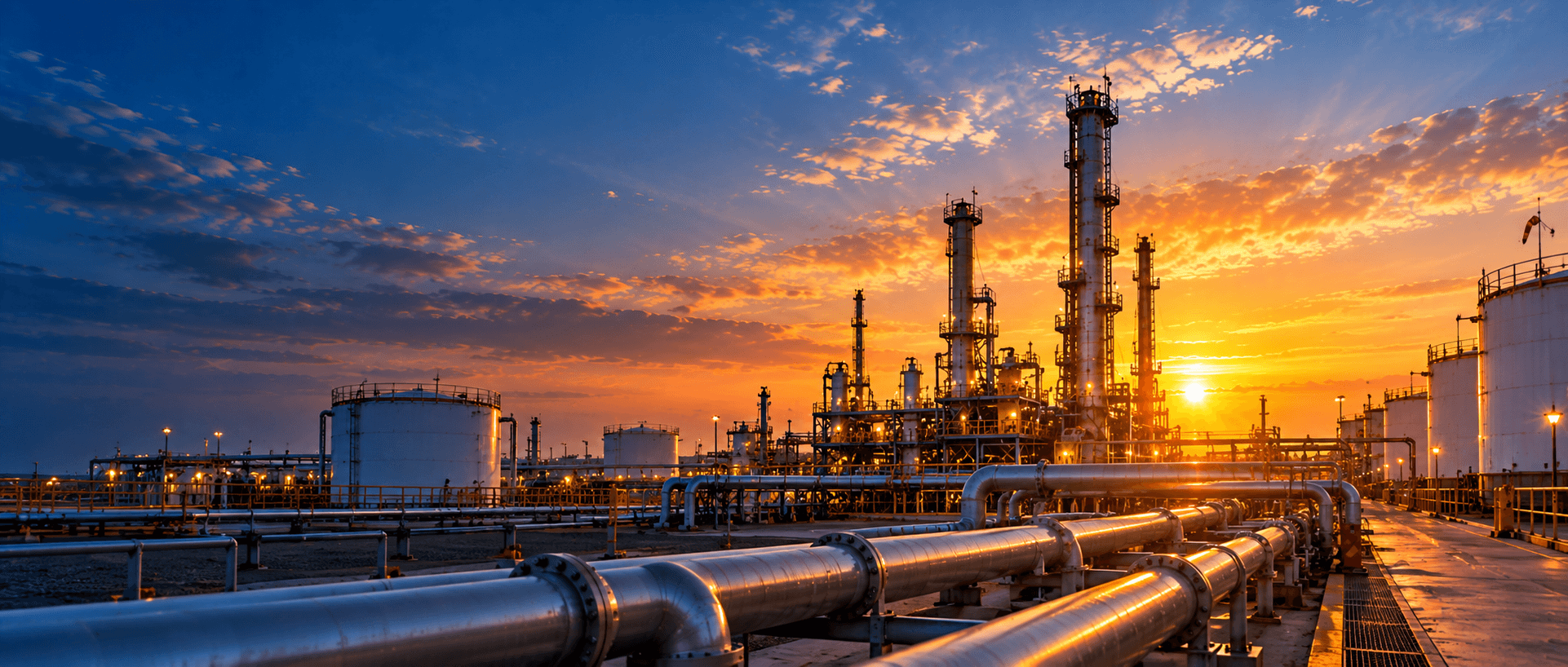 Industrial energy infrastructure and pipeline terminal facility