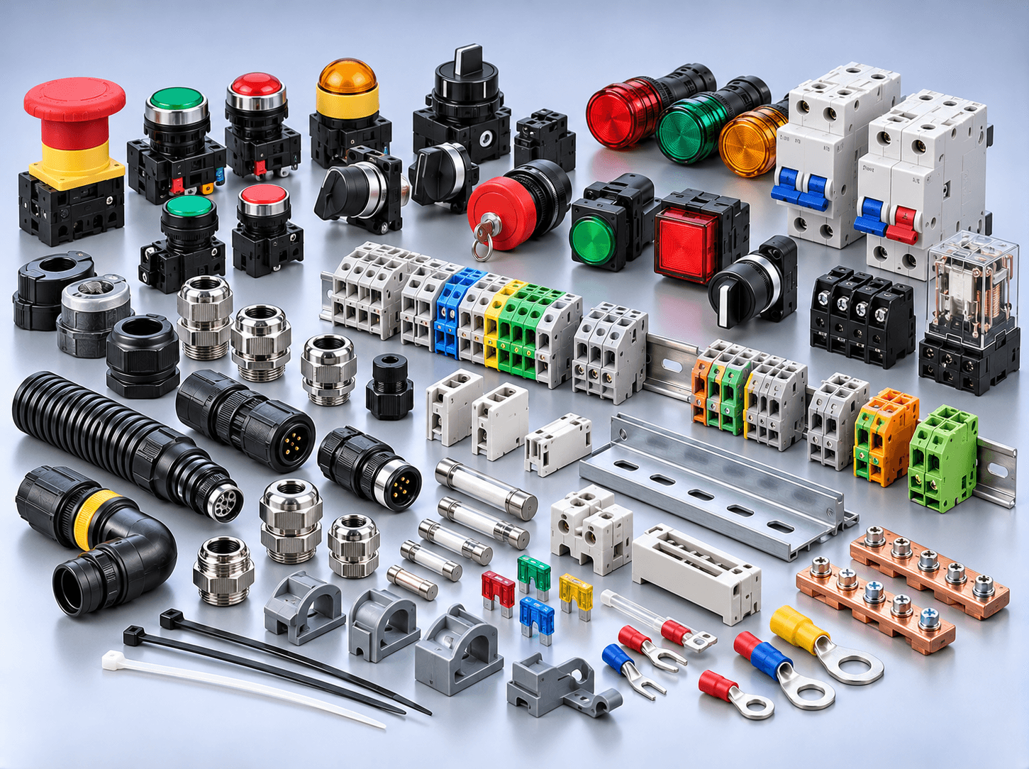 Comprehensive industrial electrical spare parts and replacement components